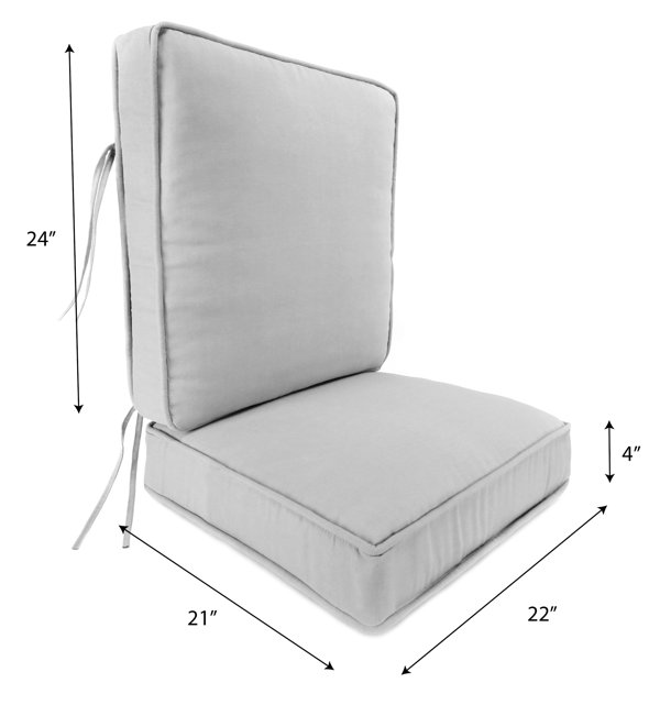 Red Barrel Studio 1 Piece Outdoor Seat/Back Cushion Wayfair Canada